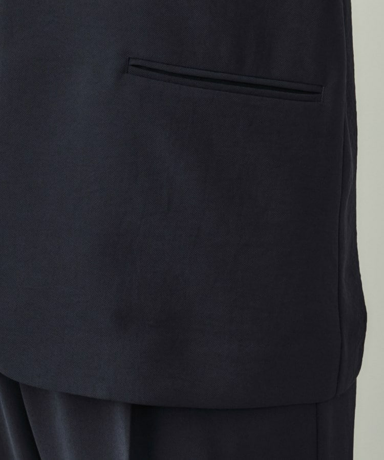 【洗える/UVケア】ノーカラー ナロージャケット21