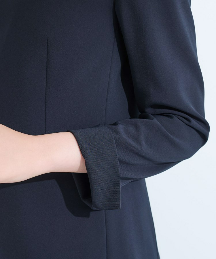 【洗える/UVケア】ストレッチノーカラージャケット20