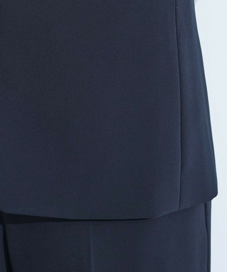 【洗える/UVケア】ストレッチノーカラージャケット22