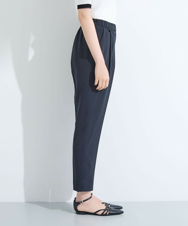 【洗える/UVケア】ストレッチ タックテーパードパンツ16