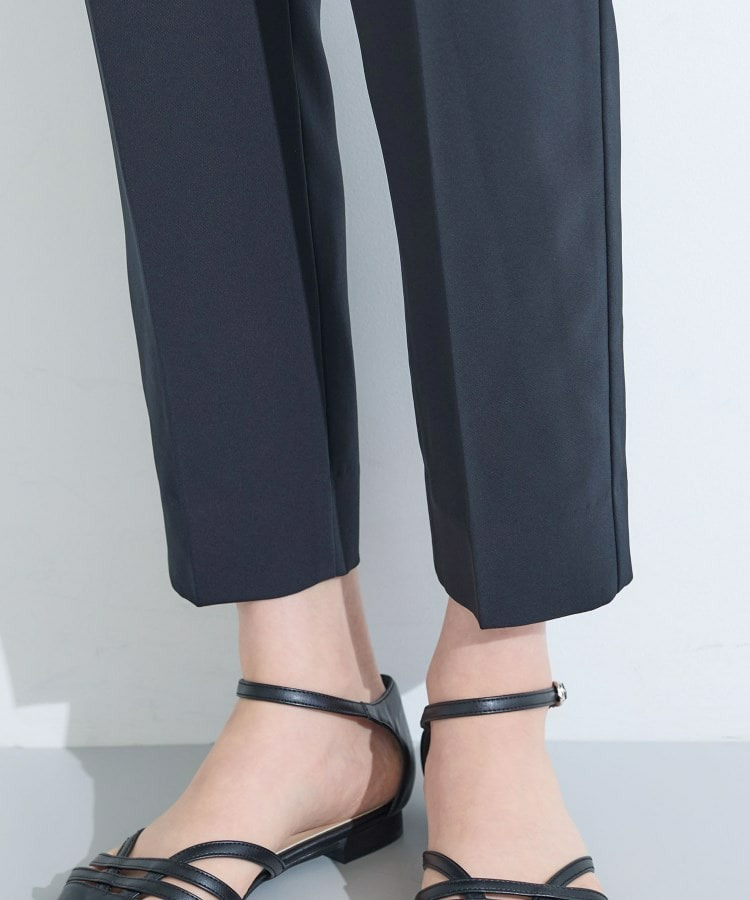 【洗える/UVケア】ストレッチ タックテーパードパンツ21