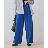 【SETUP可能/涼しい】コットンワイドパンツ