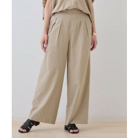 【SETUP可能/涼しい】コットンワイドパンツ