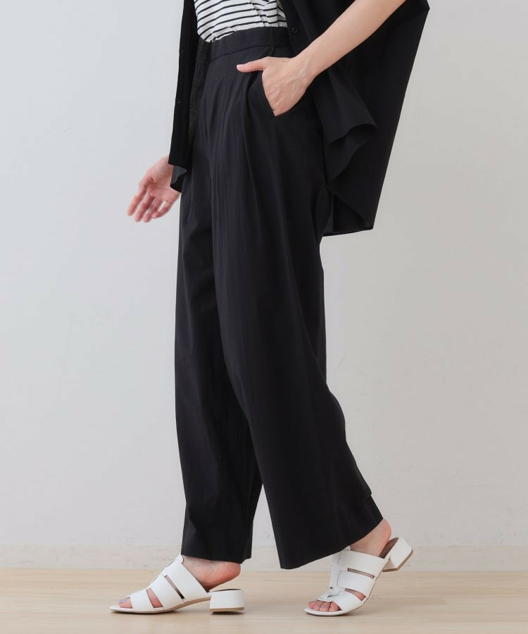 【SETUP可能/涼しい】コットンワイドパンツ3