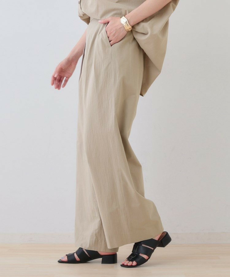 【SETUP可能/涼しい】コットンワイドパンツ7