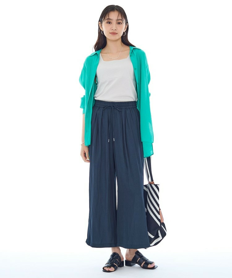 ギャザーワイドパンツ13