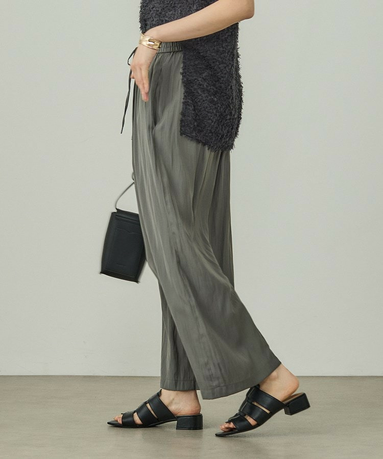 ギャザーワイドパンツ3
