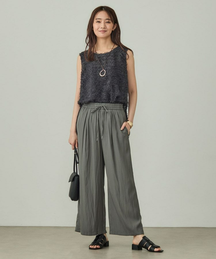 ギャザーワイドパンツ5