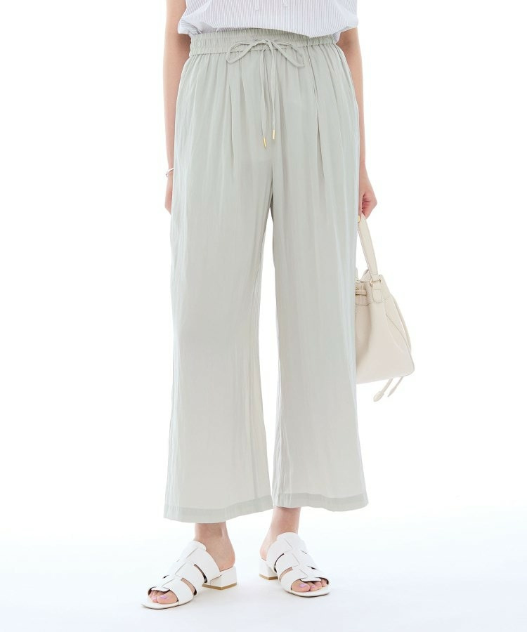 ギャザーワイドパンツ1