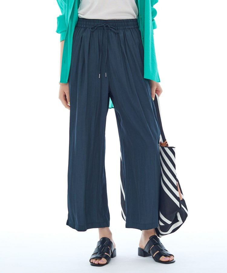 ギャザーワイドパンツ1