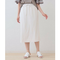 【シワになりにくい】コットンライクストレートスカート