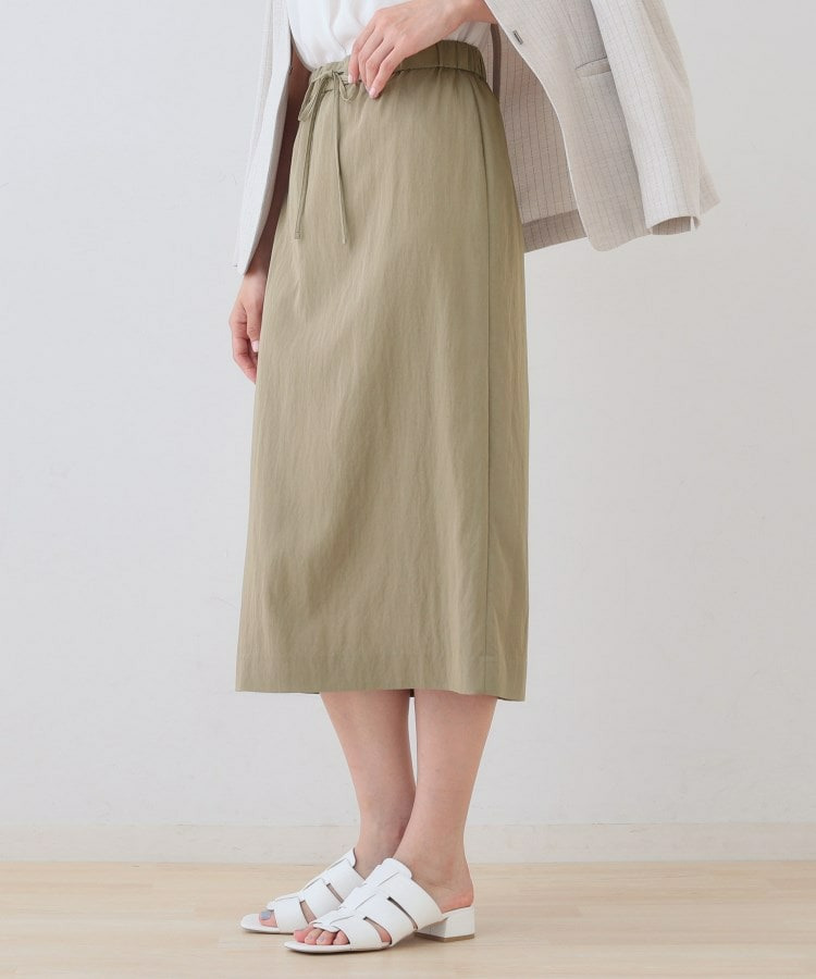 【シワになりにくい】コットンライクストレートスカート11