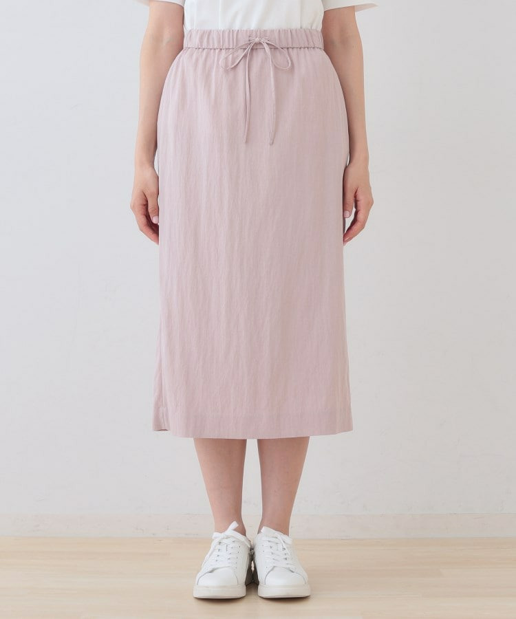 【シワになりにくい】コットンライクストレートスカート19