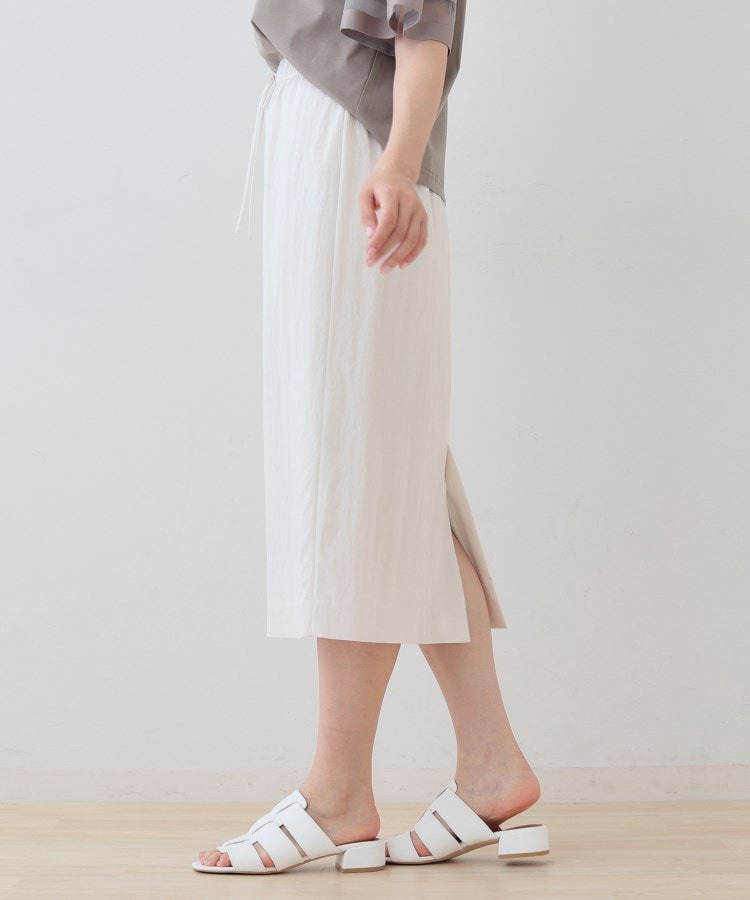 【シワになりにくい】コットンライクストレートスカート3