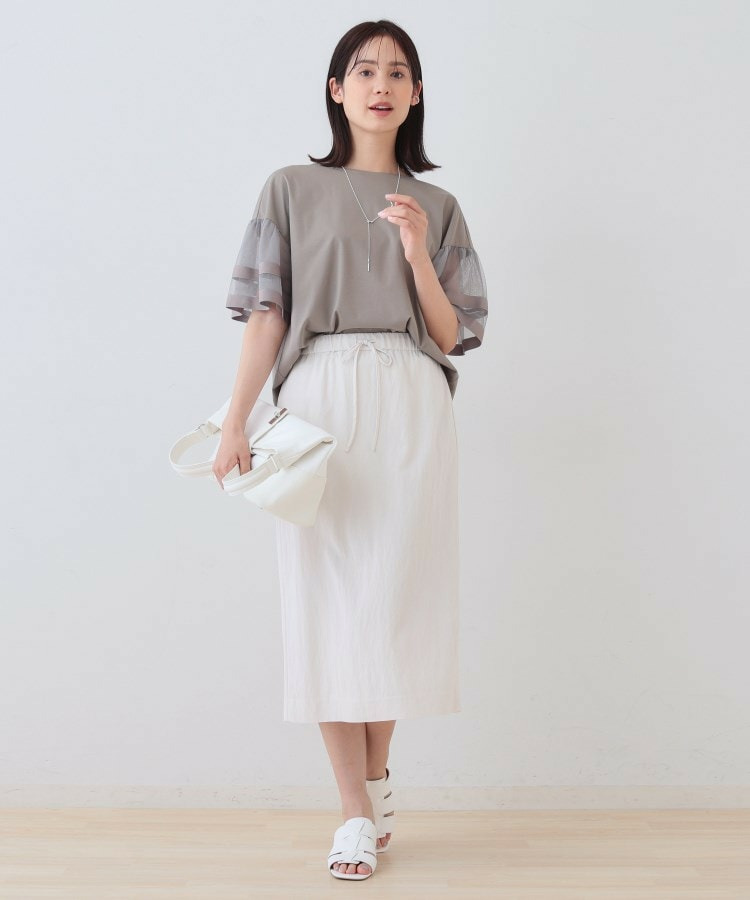 【シワになりにくい】コットンライクストレートスカート5