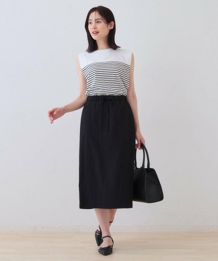 【シワになりにくい】コットンライクストレートスカート9