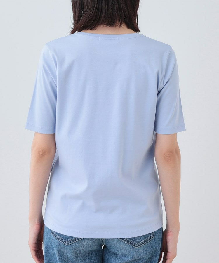 【洗える】シンプルVネックTシャツ17