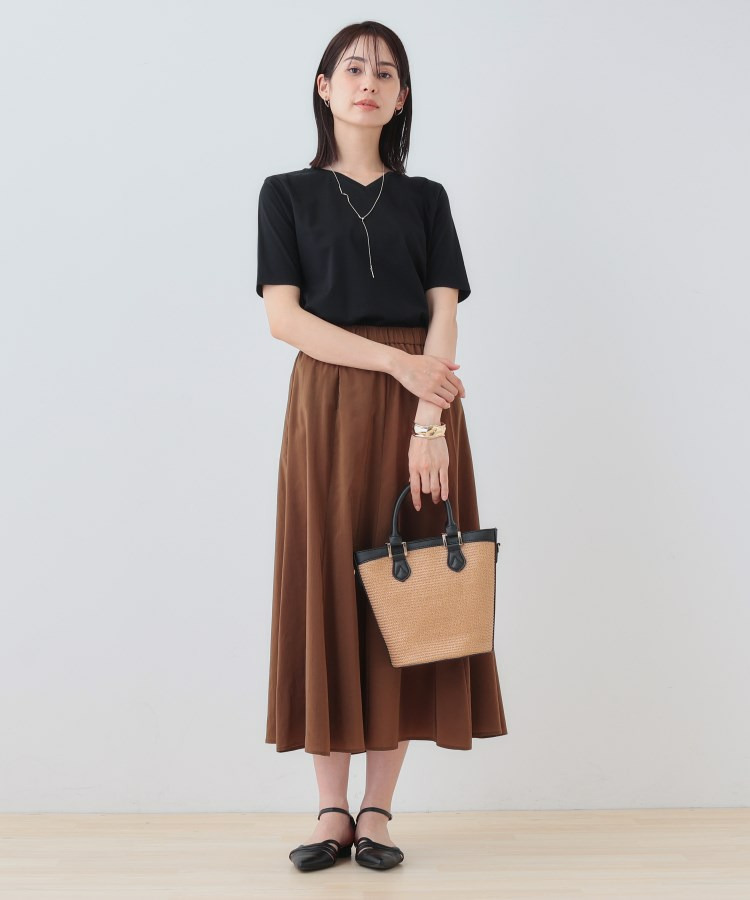 【洗える】シンプルVネックTシャツ9