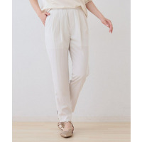 【シワになりにくい】コットンライクテーパードパンツ