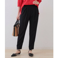 【シワになりにくい】コットンライクテーパードパンツ