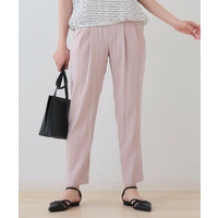 【シワになりにくい】コットンライクテーパードパンツ
