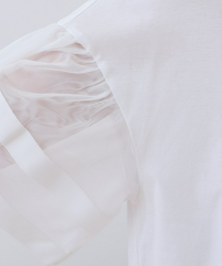 チュールスリーブカットソー6