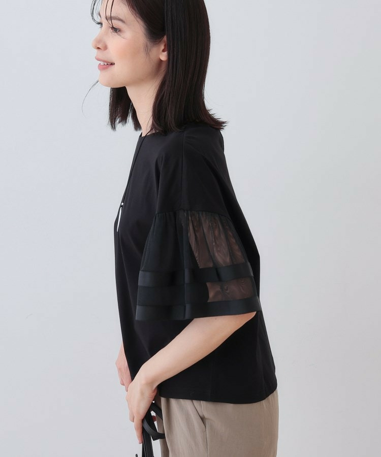 チュールスリーブカットソー7