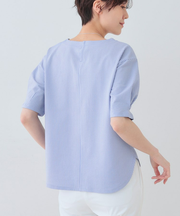 【洗える】サッカー素材カットソー12