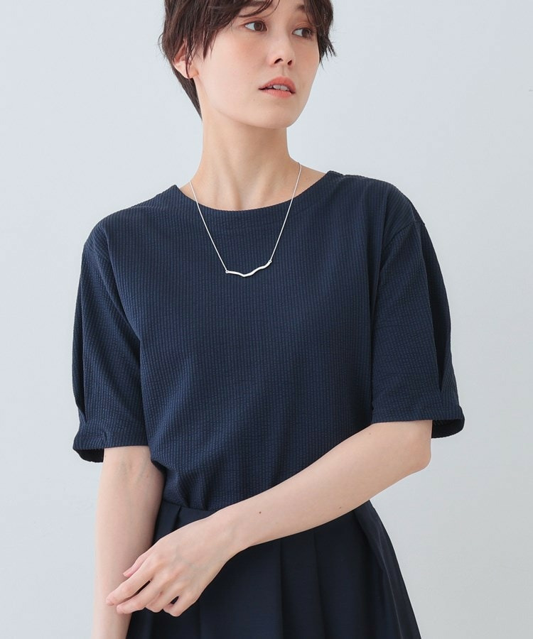 【洗える】サッカー素材カットソー1