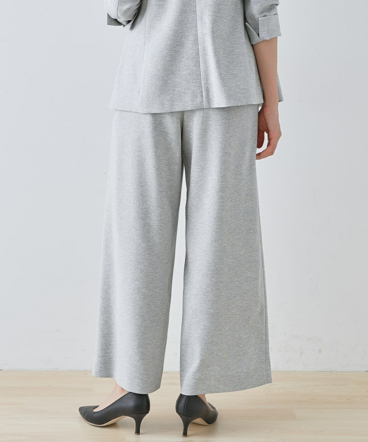【通勤スーツ】ドライタッチワイドパンツ12