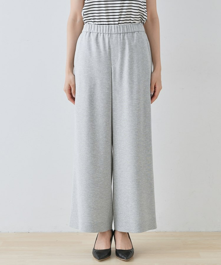 【通勤スーツ】ドライタッチワイドパンツ15