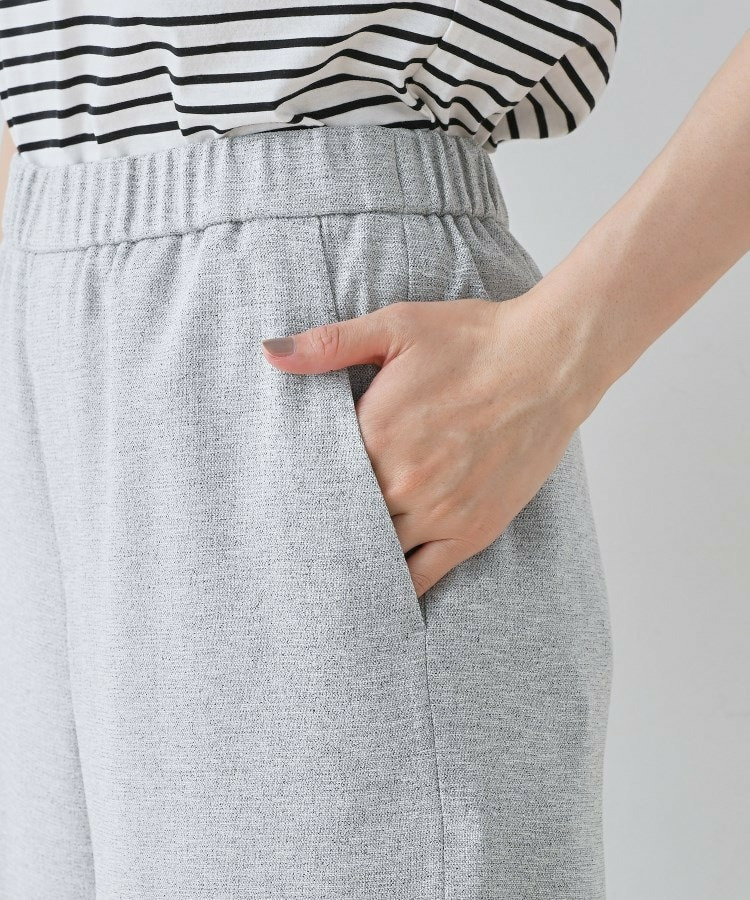 【通勤スーツ】ドライタッチワイドパンツ21