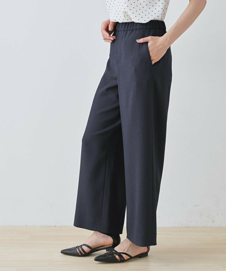 【通勤スーツ】ドライタッチワイドパンツ7