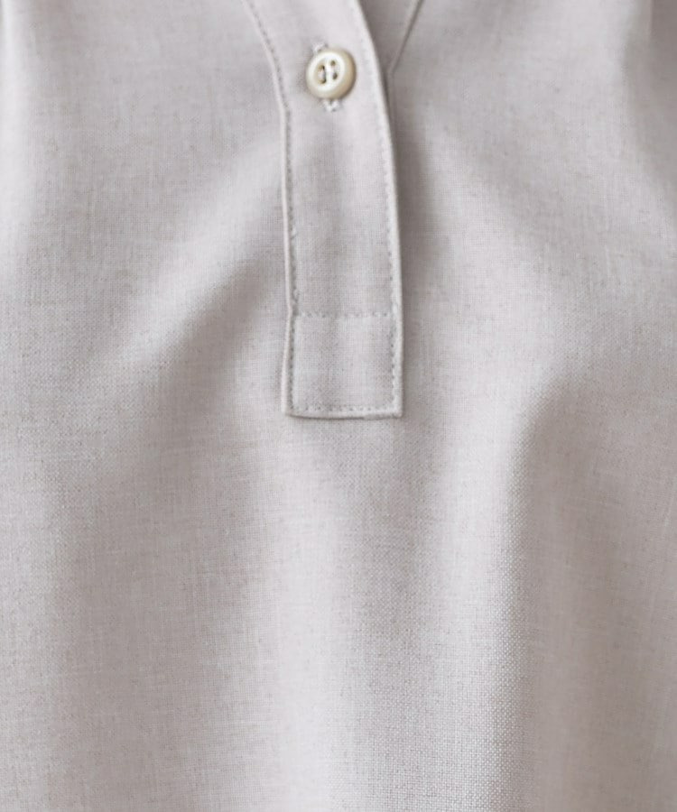 【しわになりにくい】麻調ストレートラインワンピース10