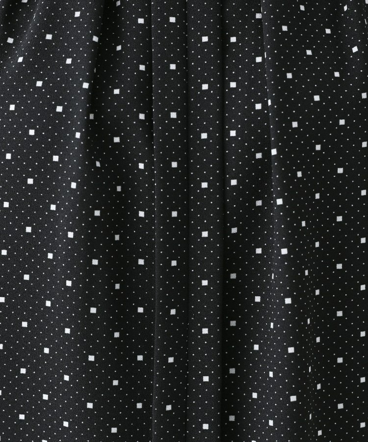 【通勤/きれいめ】柄タックブラウス9