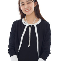 【洗える／アンサンブル可能】クルーネックカーディガン