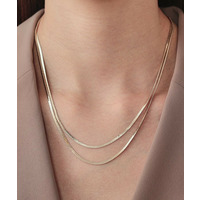 レイヤードチェーンネックレス