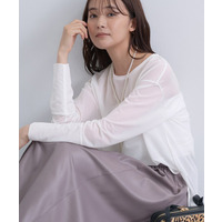 ストレッチシアーロングTシャツ