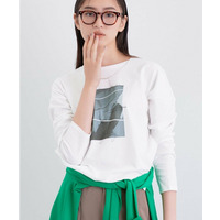 【接触冷感／UVケア】プリントフォトロングTシャツ