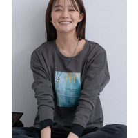 【接触冷感／UVケア】プリントフォトロングTシャツ