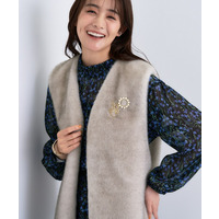 ミンク調フェイクファージレ