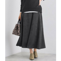 【UVケア／セットアップ可能】スエード調サテンスカート