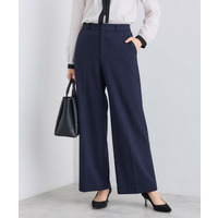【日本製／通勤スーツ】プレシャスドビー ワイドパンツ