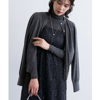 【洗える】ハイゲージニットカーディガン