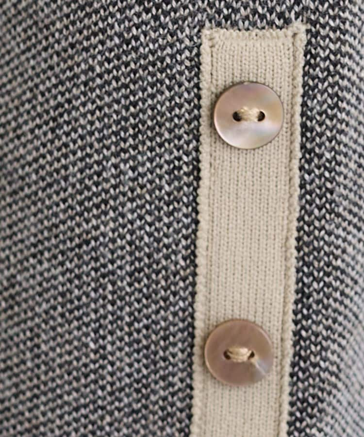 【洗える/SETUP可能】ジャカードボートネックニット10