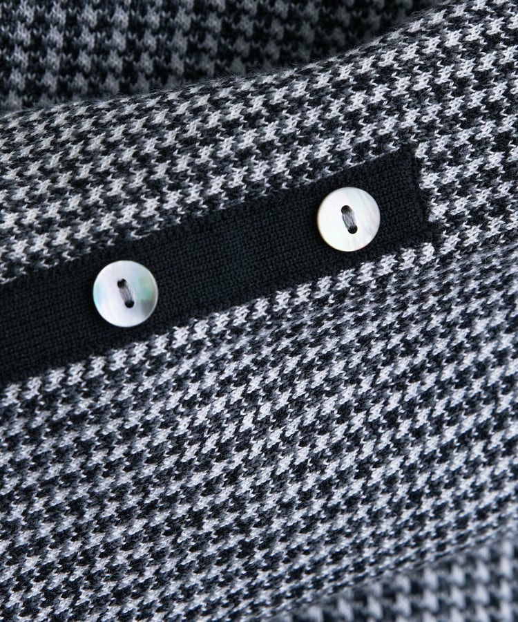 【洗える/SETUP可能】ジャカードボートネックニット14