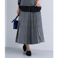 【洗える／SETUP可能】ジャカードニット プリーツスカート