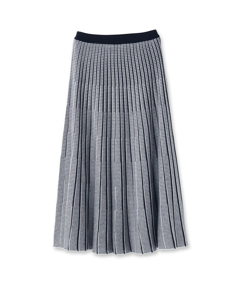 【洗える/SETUP可能】ジャカードニット プリーツスカート2