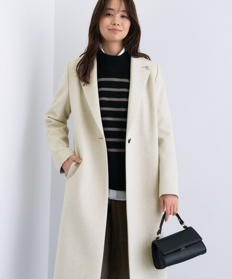 【名品コート/日本製】ウール100%チェスターコート28