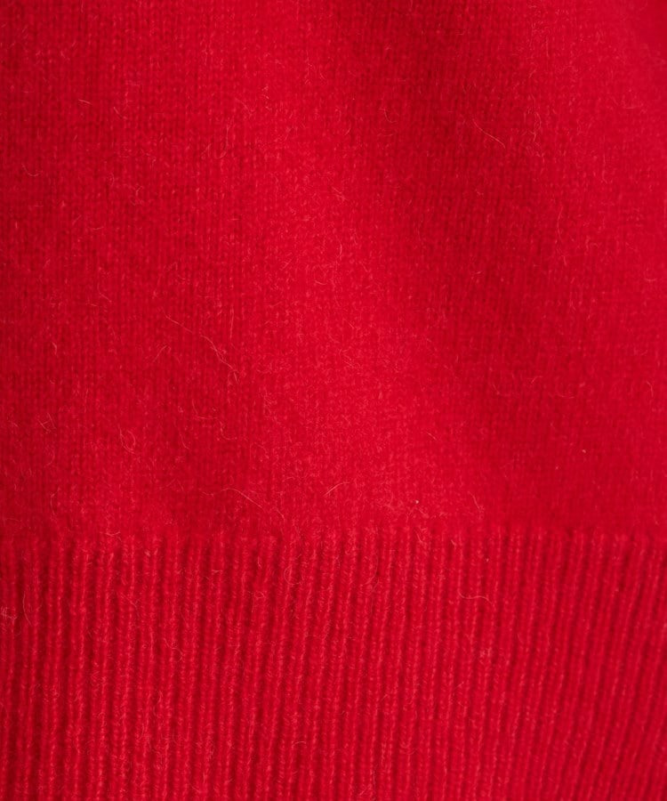 【洗える/カシミヤ混】ミドルゲージVネックニット10